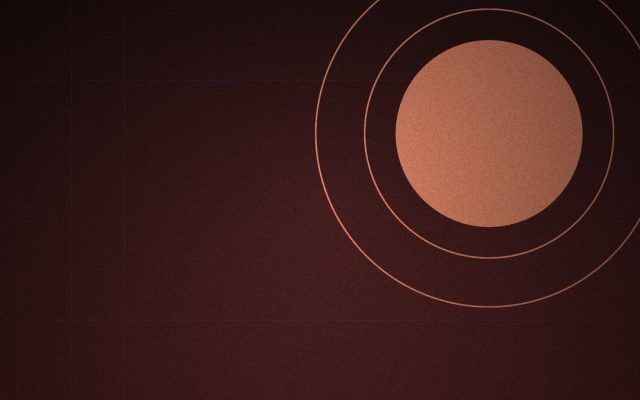 Ilustrasi lingkaran konsentris sebagai gambaran lensa kamera